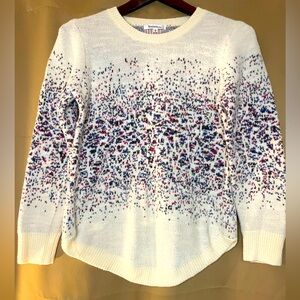 Violet Ruby Med Woman's Round Hem Bottom Cream Color SUPER Soft Speckled Colors